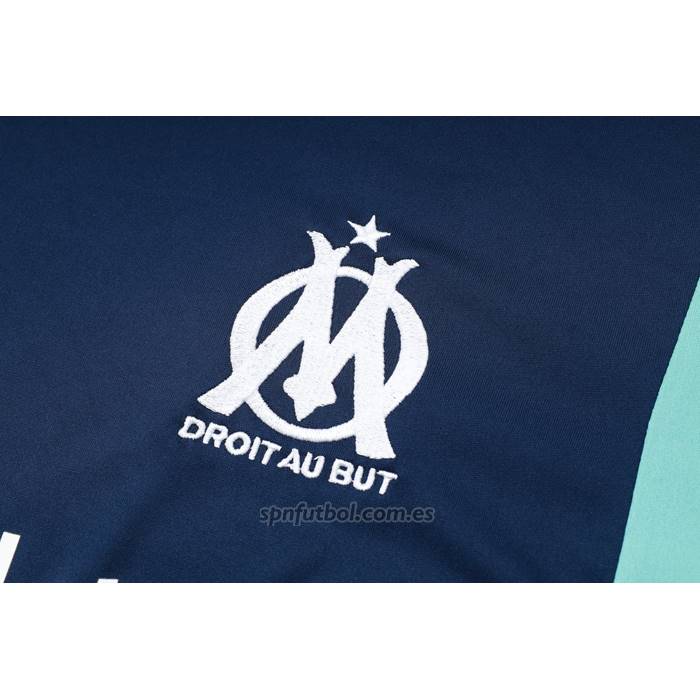 Chandal del Olympique Marsella Manga Corta 2023-2024 Azul